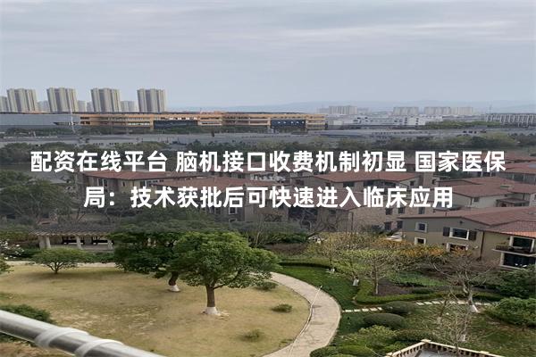 配资在线平台 脑机接口收费机制初显 国家医保局：技术获批后可快速进入临床应用
